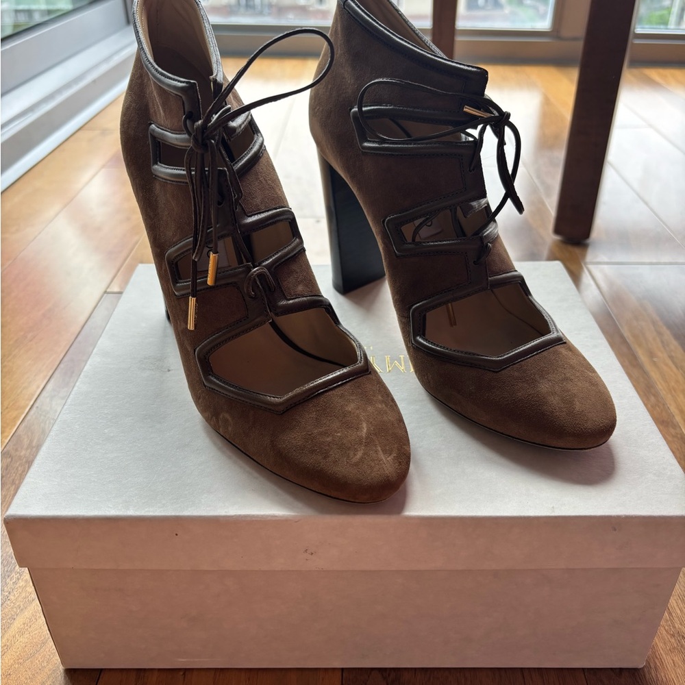 Jimmy Choo Latch 100 in Khaki Brown
